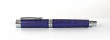 Trinity Mk 2 Chrome Fountain Pen in Purple Dyed Sycamore