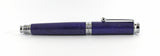 Trinity Chrome Fountain Pen in Purple Dyed Sycamore