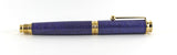 Trinity Gold Fountain Pen in Purple Dyed Sycamore