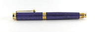 Trinity Gold Fountain Pen in Purple Dyed Sycamore