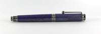 Trinity Gunmetal Fountain Pen in Purple Dyed Sycamore