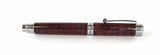 Trinity Mk 2 Chrome Fountain Pen in Red Dyed Sycamore