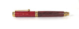 Trinity Gold Fountain Pen in Red  Dyed Sycamore