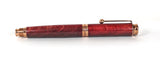 Trinity Rose Gold Fountain Pen in Dyed Sycamore