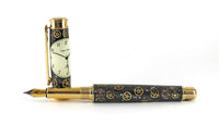 Downing Black Watchpart Fountain pen
