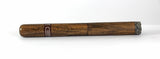 English Walnut Cigar pen with Label and Ash