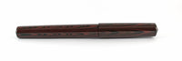 Japanese Nikko Red & Black Ebonite Wolfson Fountain Pen