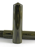 Japanese Nikko Yellow & Black Ebonite Wolfson Fountain Pen