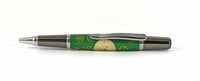 Pembroke Green Ballpoint pen in Watch Parts with Yellow Dial
