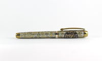 Queens Fountain Watchpart pen with Vintage Breitling dial