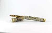 Queens Fountain Watchpart pen with Vintage Breitling dial