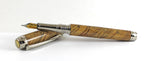 Queens Fountain Pen in Cross Cut Spalted Beech