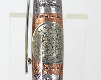 Selwyn Ballpoint with 1953 Sixpence & Armour Plating