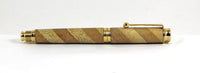 Trinity Gold Fountain pen in Bamboo