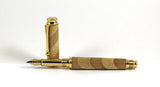 Trinity Gold Fountain pen in Bamboo