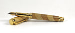 Trinity Gold Fountain pen in Bamboo