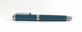 Trinity Fountain Pen in Blue Dyed Sycamore
